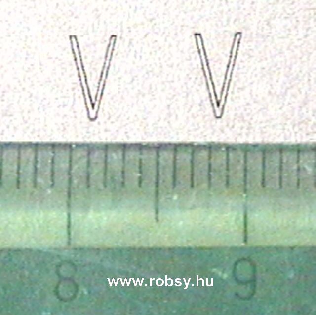 Robsy laser CNC backlash test