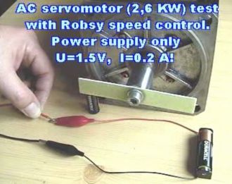 Robsy speed servo control test video