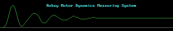 Go Robsy Motor Dynamics Measuring System